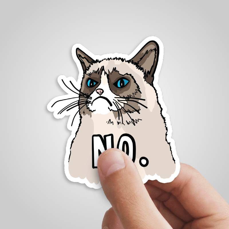 Grumpy Cat Christmas Stickers, Cat Christmas, Cat Stickers