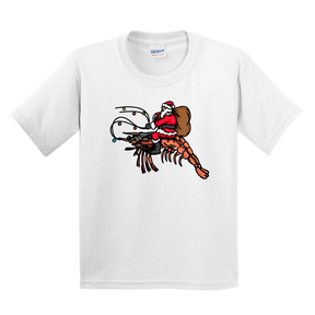 2T / White / Large Front Design Prawndolph 🦐🦌 - Toddler T Shirt