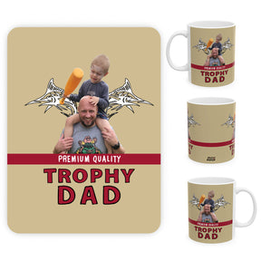 Trophy Dad 🍺🏆 – Personalised Coffee Mug