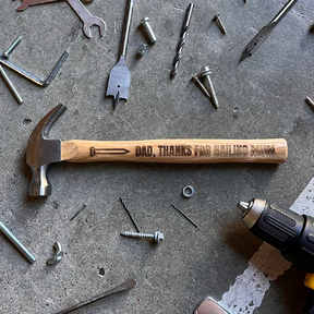 Thanks for Nailing Mum 😉🔨 - Engraved Hammer