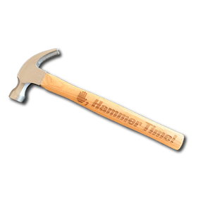 Stop, Hammer Time! ✋🔨 - Engraved Hammer