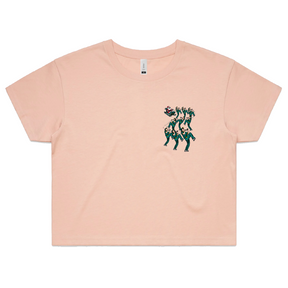 Santa's Raygundeers 🦌🎄 - Women's Crop Top