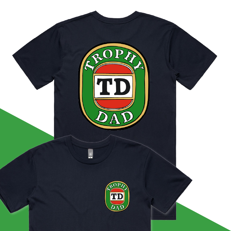 Trophy Dad Victor Bravo 🍺🏆 – Men's T Shirt