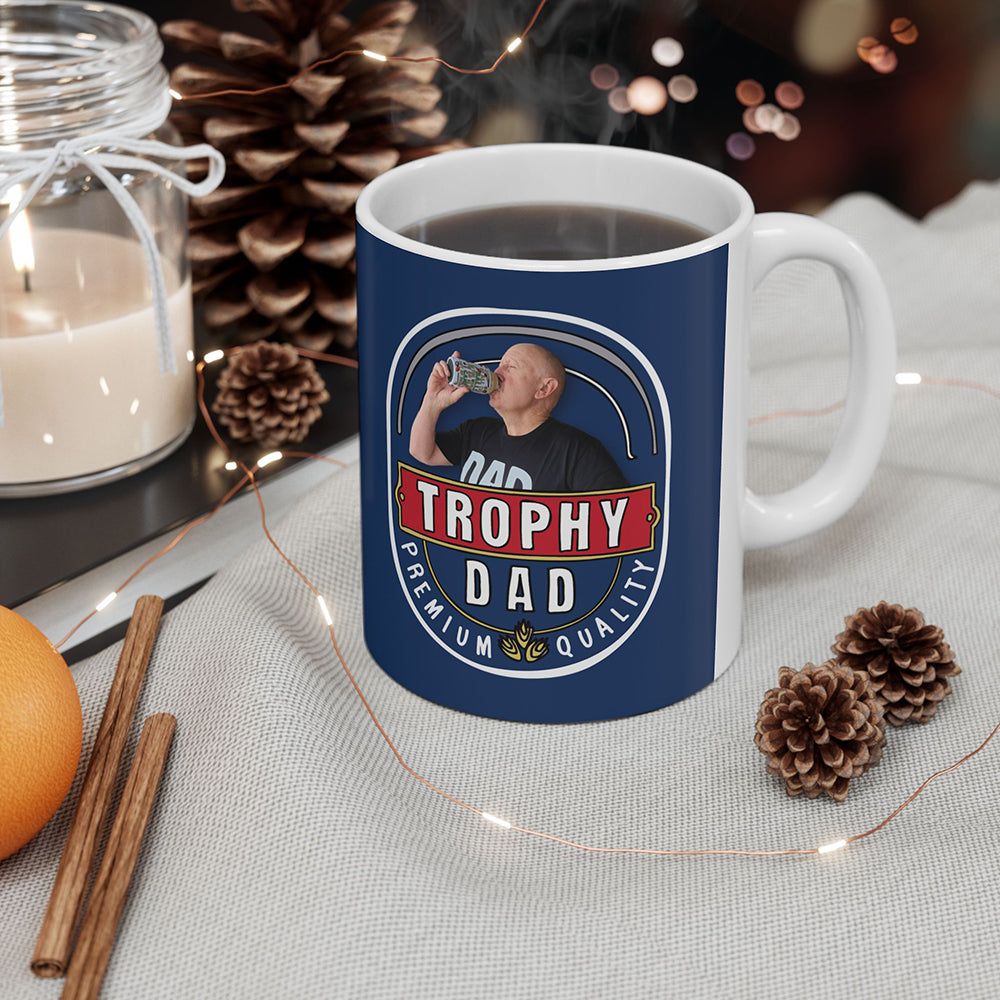 Trophy Dad 🍺🏆 – Personalised Coffee Mug