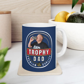 Trophy Dad 🍺🏆 – Personalised Coffee Mug