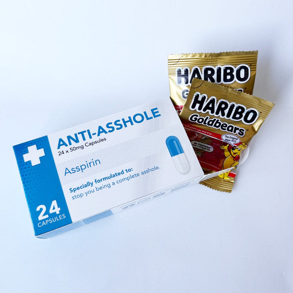 Anti-Asshole 🧻 Prank Pill Box With Lollies 💊