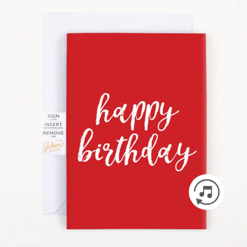 Birthday Endless Card 🎂🔊 - Joker Greeting Prank Card (Glitter + Sound)