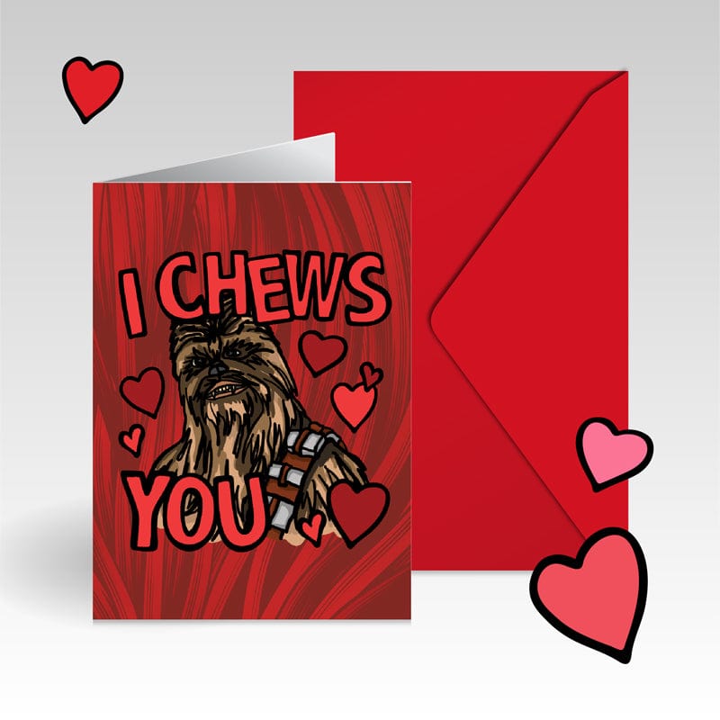 Chewie Love 💈🌹 - V-Day Card