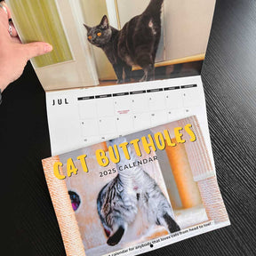 Cute Cat Butts 🐱🍑 - 2025 Calendar