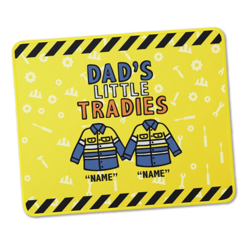 Dad's Little Tradies🚧 - Personalised Mouse Pad