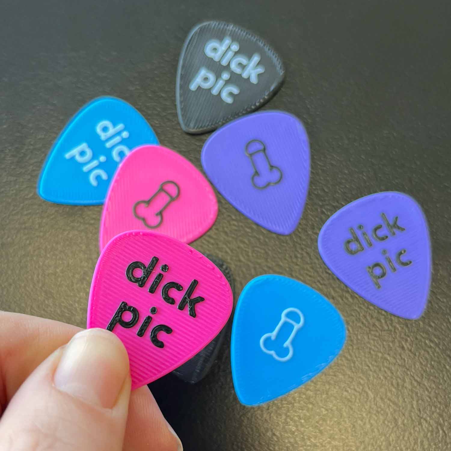 Dic Pics (8-Pack) 🎸😂 - Funny Guitar Accessory