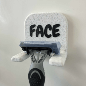 Face / Marble Razor Holsters 🪒 - Bathroom Razor Holder