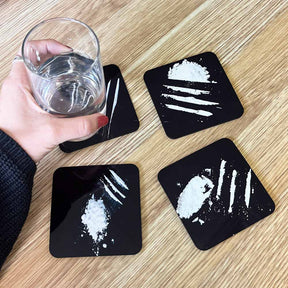 Fun Lines (4-Pack) - Coaster Set ❄️🍻