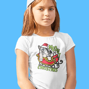 Grumpy Cat Christmas 😾🎄- Youth T Shirt