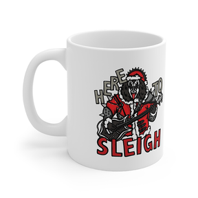 Here To Sleigh 🎅🤘 - Coffee Mug