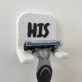 His / Marble Razor Holsters 🪒 - Bathroom Razor Holder