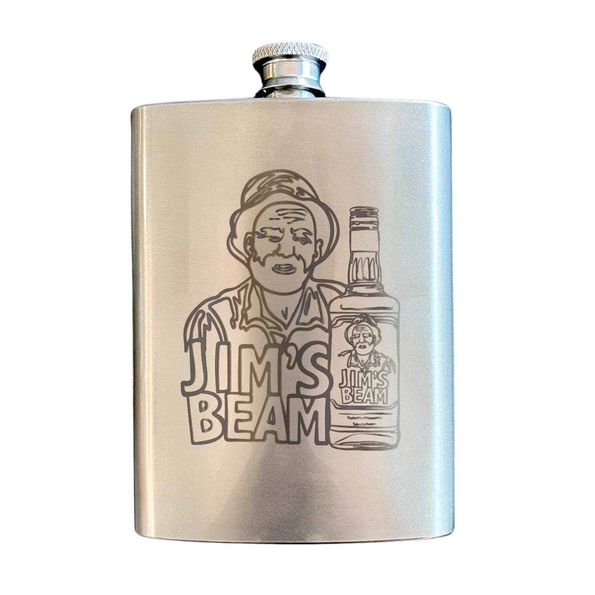 Jim’s Beam 🥃👍 - Stainless Steel Flask