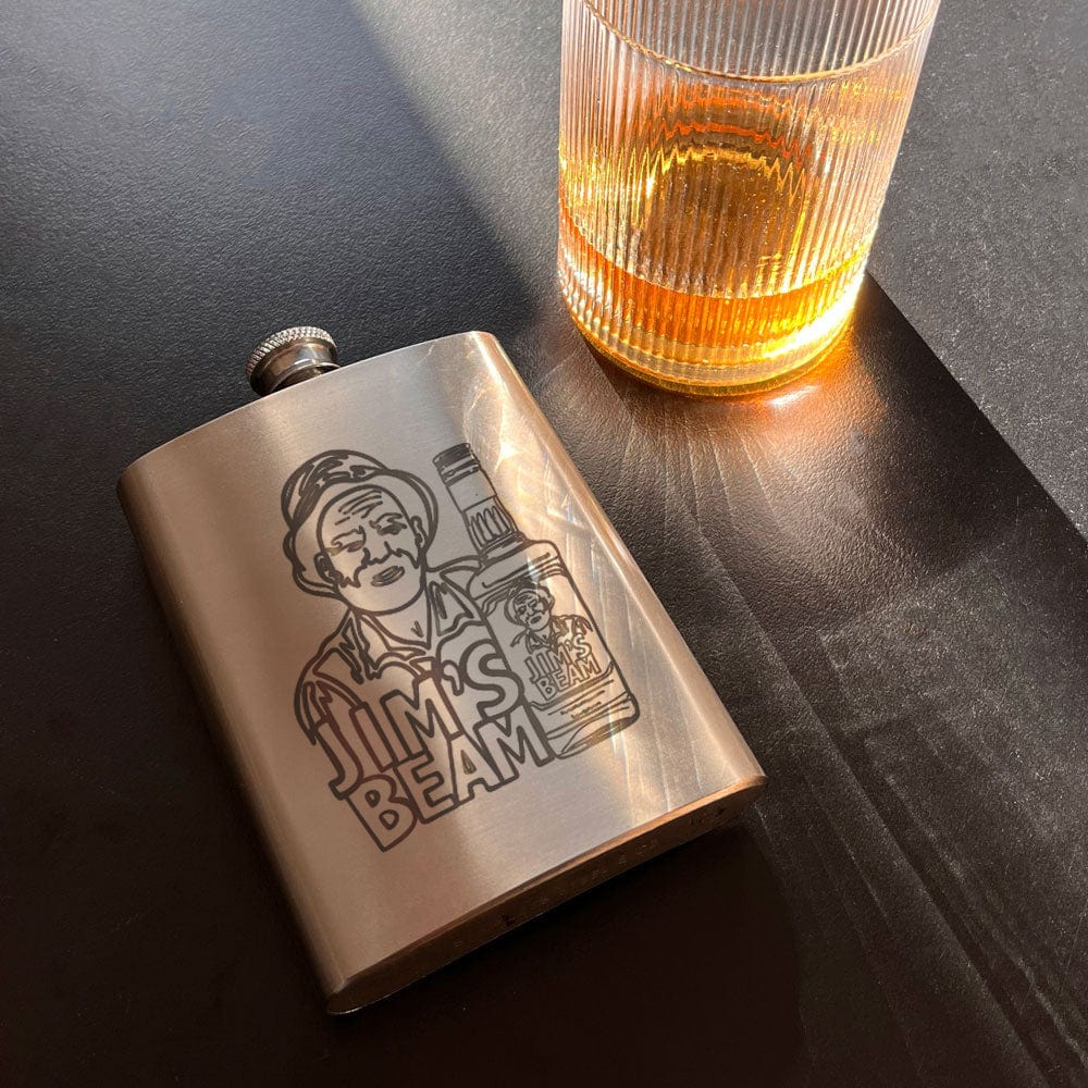 Jim’s Beam 🥃👍 - Stainless Steel Flask