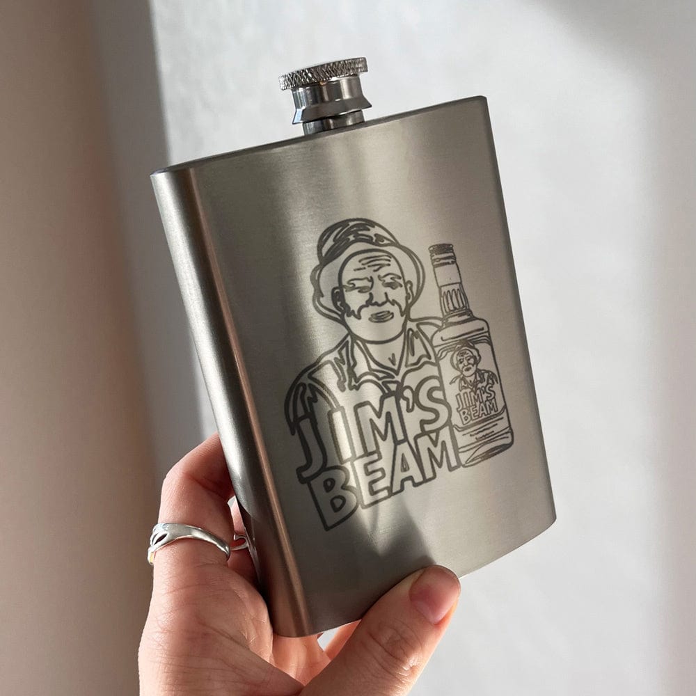 Jim’s Beam 🥃👍 - Stainless Steel Flask