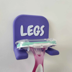 Legs / Purple Razor Holsters 🪒 - Bathroom Razor Holder