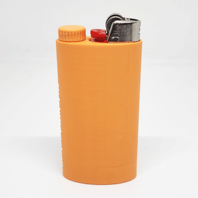 Orange Blaze Locker 🚬🌿 - Lighter & Accessory Holder