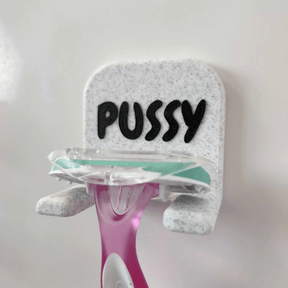 Pussy / Marble Razor Holsters 🪒 - Bathroom Razor Holder