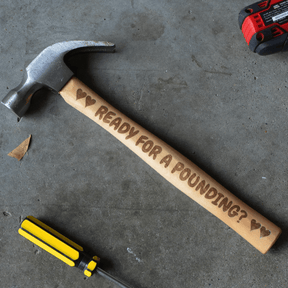 Ready for a pounding? Heartthrob Hammer! 💞🔨 - Engraved Hammer