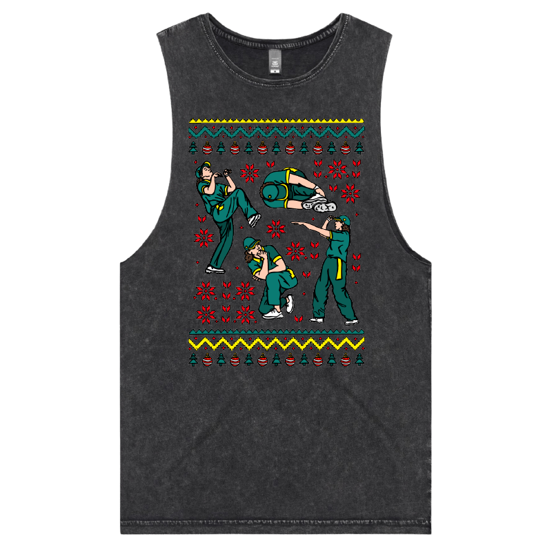 S / Black / Large Front Design Raygun Sweater 💃⛄ - Tank