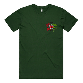 S / Green / Small Front Design Who's Bin Naughty? 🗑️🎅 - Men's T Shirt