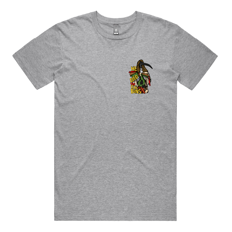 S / Grey / Small Front Design Died For Our Bins 🗑️🙏 - Men's T Shirt