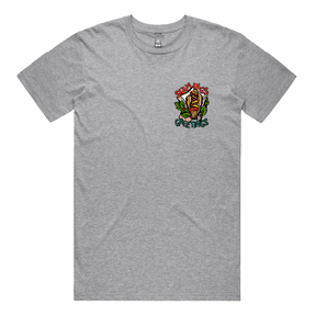 S / Grey / Small Front Design Sizzlin's Greetings 🌭🎅 - Men's T Shirt