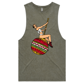 S / Moss / Large Front Design Wrecking Bauble 🎄💥 - Tank