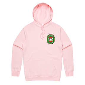 S / Pink / Small Front Print Trophy Dad Victor Bravo 🍺🏆 – Unisex Hoodie