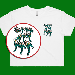 Santa's Raygundeers 🦌🎄 - Women's Crop Top