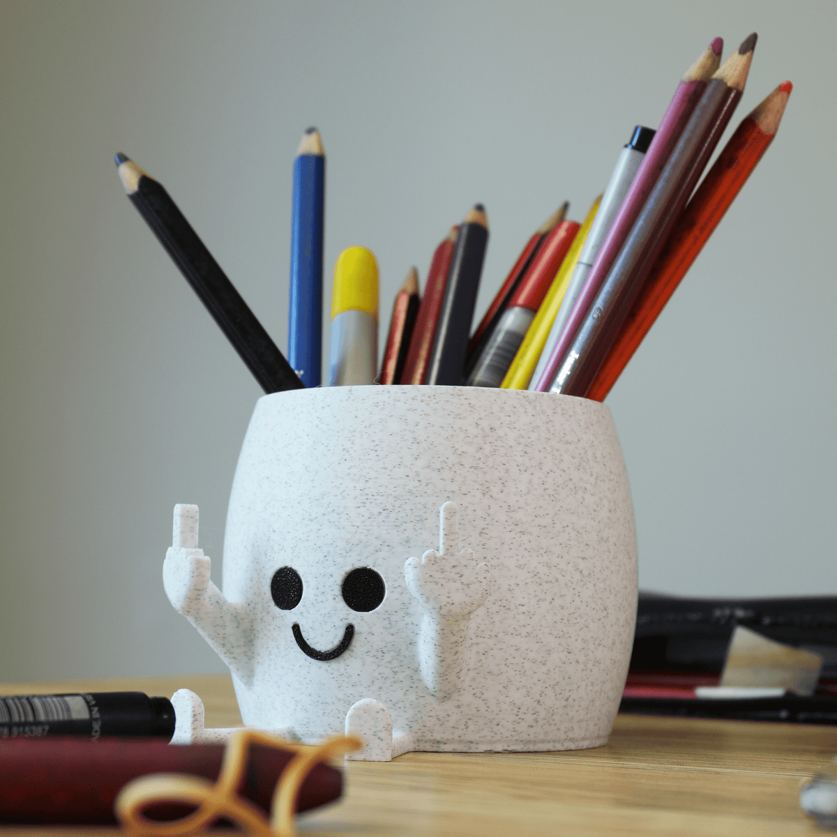 Sassy & Happy 🖕 - Naughty Planter / Pen Holder