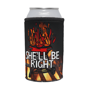 She’ll Be Right BBQ 🤷🔥 – Stubby Holder