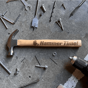 Stop, Hammer Time! ✋🔨 - Engraved Hammer