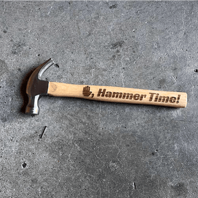 Stop, Hammer Time! ✋🔨 - Engraved Hammer