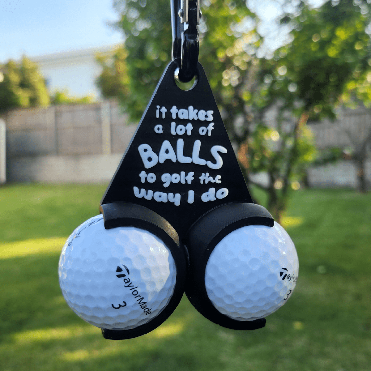 Takes A Lot Of Balls To Golf The Way I Do Golf Ball Holder 🏌️- Funny Golf Gifts