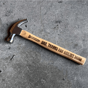 Thanks for Nailing Mum 😉🔨 - Engraved Hammer