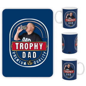 Trophy Dad 🍺🏆 – Personalised Coffee Mug