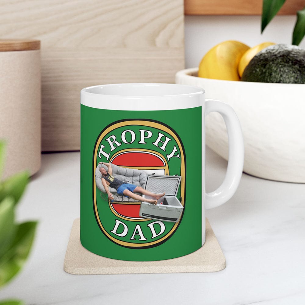 Trophy Dad 🍺🏆 – Personalised Coffee Mug