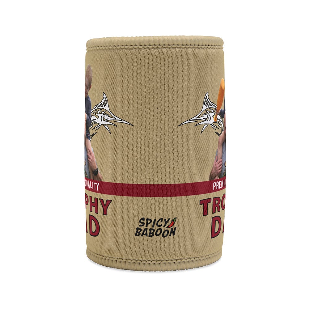 Trophy Dad 🍺🏆 – Personalised Stubby Holder