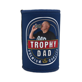 Trophy Dad 🍺🏆 – Personalised Stubby Holder