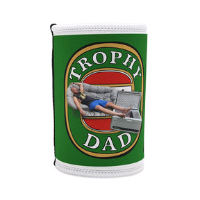 Trophy Dad 🍺🏆 – Personalised Stubby Holder