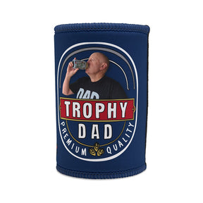 Trophy Dad 🍺🏆 – Personalised Stubby Holder