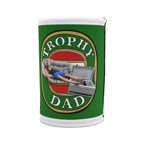 Trophy Dad 🍺🏆 – Personalised Stubby Holder