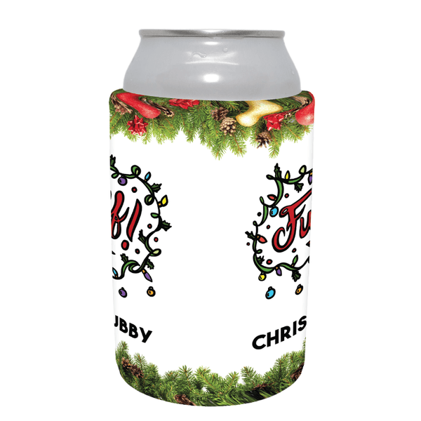 Christmas Stubby Holder Personalised, Custom Photo on Premium Beer