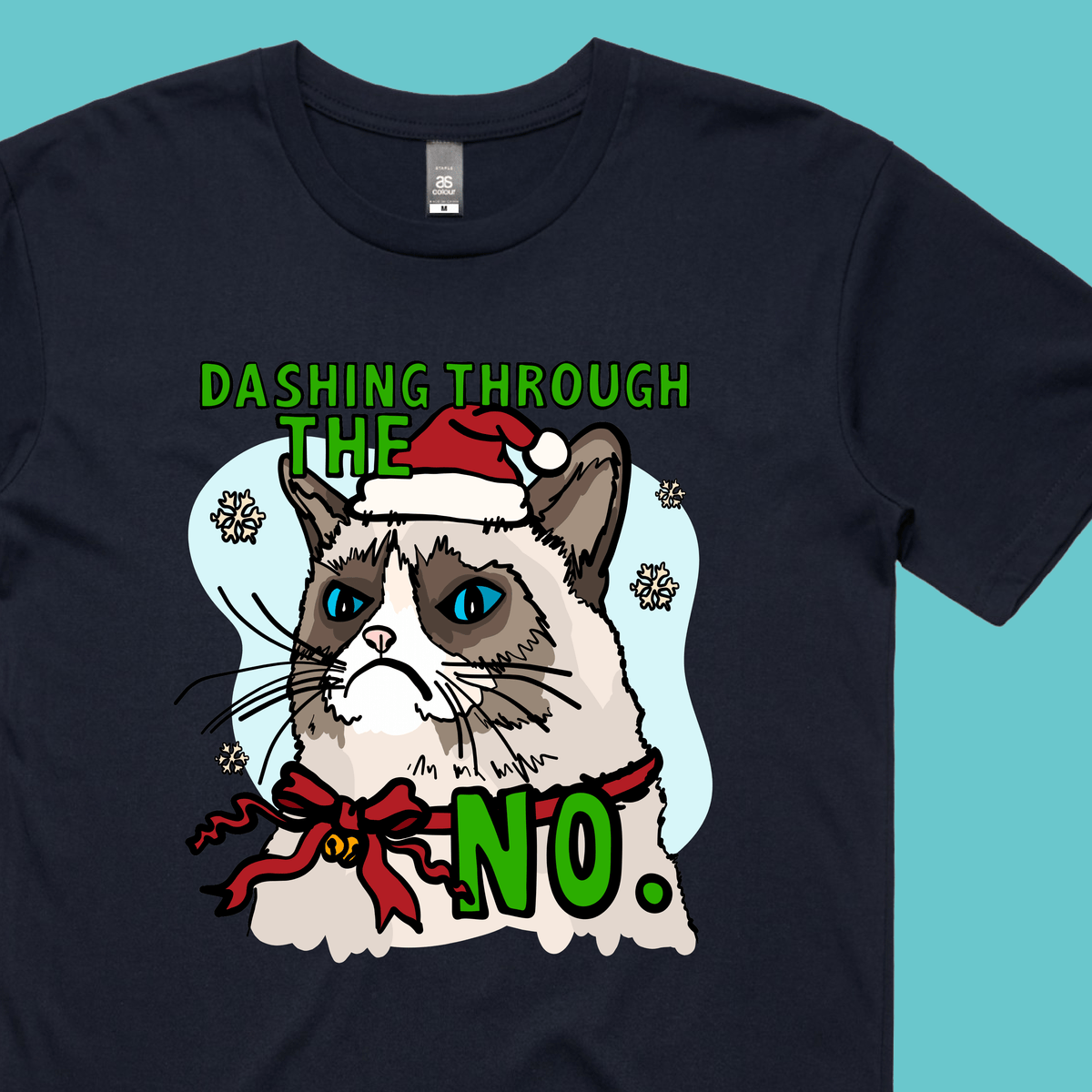 Grumpy Cat Christmas 😾🎄 - Men's T Shirt