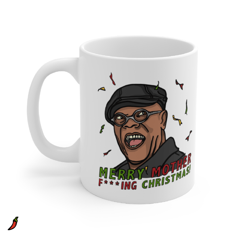 Merry Mother F**** Christmas 👨🏾‍🦲🎄- Coffee Mug